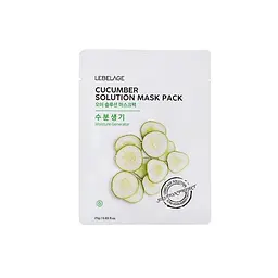 Тканинна маска для обличчя Lebelage Cucumber Solution Mask
