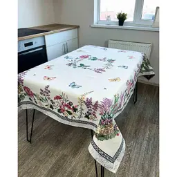 Скатертина Прованс Лавандове поле 135х180 (4823093438583) - мініатюра 4