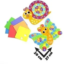 Набір для творчості Vladi Toys М`яка фігурна мозаїка. Равлик VT4511-01