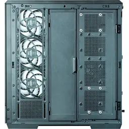 Корпус Zalman P50 DS, Black, Mid Tower, без БЖ, для ATX / Micro ATX / Mini ITX, 1xType-C / 2xUSB 3.0, макс. CPU - 178 мм / VGA - 435 мм, 4x120 мм ARGB, бічна та передня панелі із загартованого скла, LCD екран (CPU / GPU / Time)