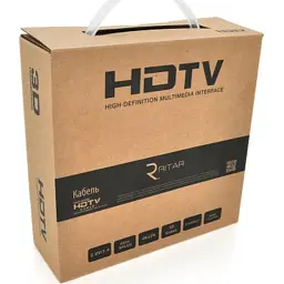 Кабель мультимедійний HDMI M to HDMI M 10.0m V1.4 4K black Ritar (HDMI(M)/(M)V1.4-10m-348B/19931) - мініатюра 2