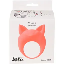 Віброкільце Lola Games MiMi Animals Lemur Remi 7.4 см (помаранчевий) - мініатюра 2