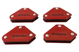 Набір магнітних тримачів для зварювання Intertool MW-0008 4кг (у наборі 4 шт.) - мініатюра 4