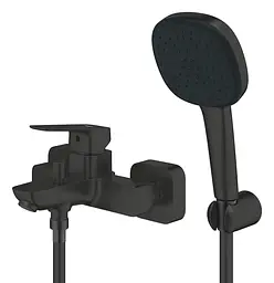 Змішувач для ванни Grohe Cubeo 1018142430 Чорний матовий - мініатюра 2