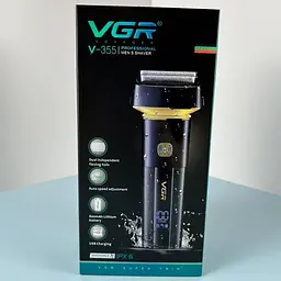 Электробритва VGR V-355 для влажного и сухого бритья IPX6 LED дисплей (44232-V-355_433) - мініатюра 5