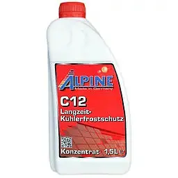 Антифриз Alpine C12 Langzeitkuhlerfrostschutz концентрат -80 ° C червоний 1,5л - мініатюра 2