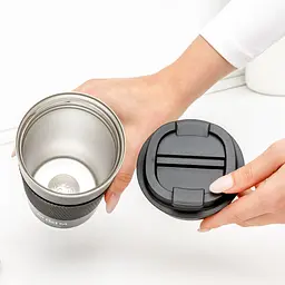 Термочашка МВМ My Home KP-28 S, 380 мл, чорна (KP-28 S BLACK) - мініатюра 3
