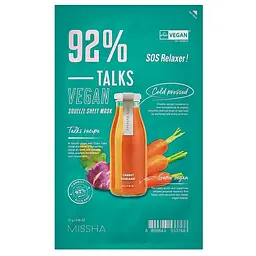 Тканина маска Missha Talk Vegan Squeeze Sos Relaxer, 27 г