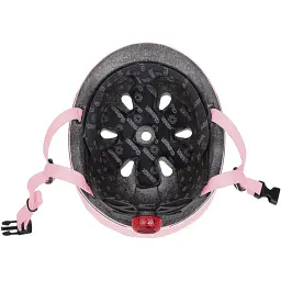 Захисний шолом Globber Evo Lights з ліхтариком пастельний рожевий (506-210) - мініатюра 4