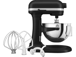 Кухонна машина KitchenAid Heavy Duty 5KSM55SXXEBM з відкидним блоком 5.2 л матова чорна - мініатюра 2