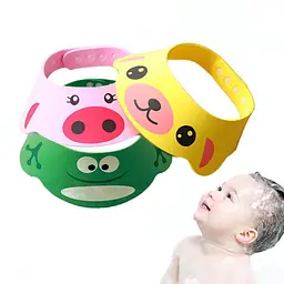 Дитячий регульований козирок для миття голови та стрижки Baby Shower Cap · Захисна шапочка для купання дитини - мініатюра 2