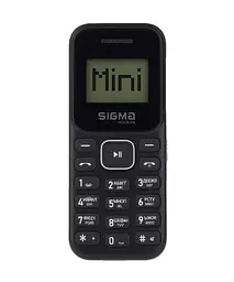 Телефон кнопковий Sigma X-style 14 Mini чорний 4827798120712 - мініатюра 2
