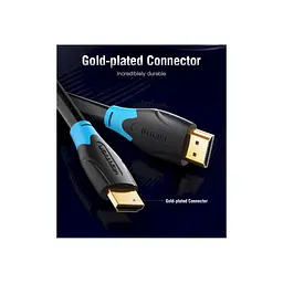 Кабель мультимедійний HDMI M to HDMI M 2.0m V2.0 4K30Hz Vention (AACBH) - мініатюра 9
