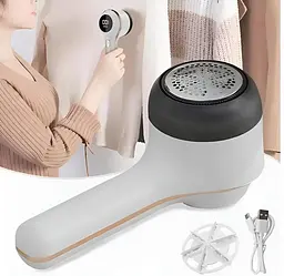 Машинка для стрижки катишок UKC Hair Ball Trimmer BB-002 акумуляторна для одягу білий 5 Вт - мініатюра 4