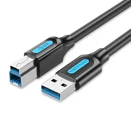 Кабель для принтера Vention USB 3.0 AM/BM 1.5m black (COOBG)