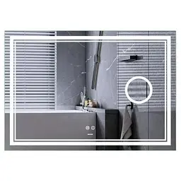 Дзеркало Mixxus Premium QUADRO MR20-120x80 (LED Touch, Anti-fog, лінза) (MP6624)