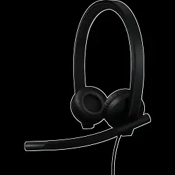 Гарнітура Logitech H570e Corded Mono BLACK-USB-A (981-001430) (7095238) - мініатюра 5