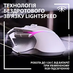 Мишка Logitech G502 X Plus Wireless White (910-006171) - мініатюра 8