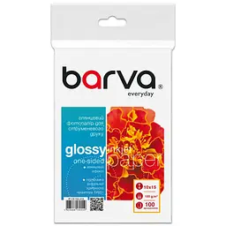 Фотопапір Barva 10 × 15, 150 г/м², Everyday, глянцевий, 100 арк. (IP-CE150-419)