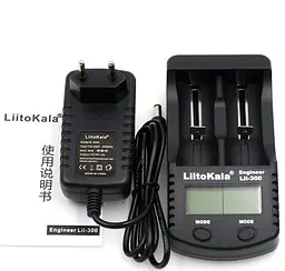 Зарядний пристрій LiitoKala Lii-300, 2x(Lion/NiMH/NiCd), Power Bank, discharge function, display - мініатюра 6