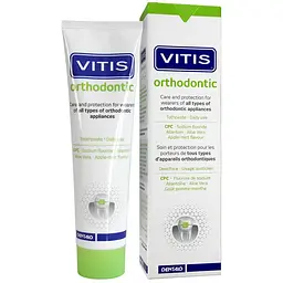 Набір: зубна паста Vitis Orthodontic 100 мл + ополіскувач для ротової порожнини Vitis Orthodontic 500 мл - мініатюра 2