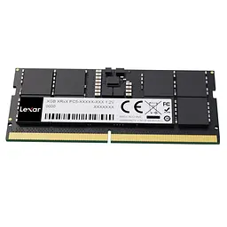 Модуль пам'яті Lexar DDR5 16GB SODIMM 4800MHz (LD5DS016G-B4800GSST) - мініатюра 2