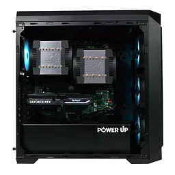 Комп'ютер Power Up #1 для ANSYS/AMD EPYC 7F72 x2/256 GB/SSD 2TB/GeForce RTX 4060Ti 16 Gb - мініатюра 3