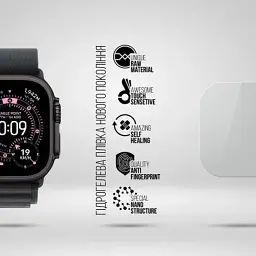 Плівка захисна Armorstandart hydrogel Apple Watch Ultra 3 49mm 6 pcs (ARM88737) - мініатюра 2