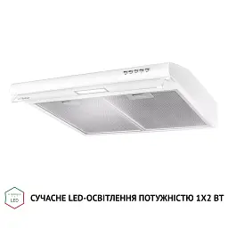 Витяжка плоска Perfelli PL 6144 W LED - мініатюра 4