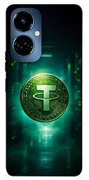 TPU чохол Demsky Usdt для TECNO Camon 19 (CI6n) / 19 Pro (CI8n)