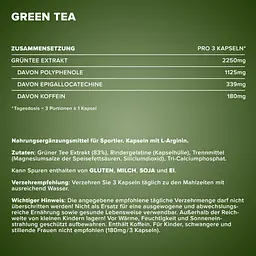 Натуральна добавка IronMaxx Green Tea130 капсул - мініатюра 5