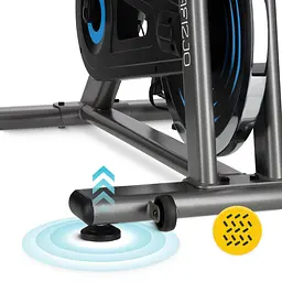 Велотренажер спінінговий (спінбайк) 4FIZJO Racing SBIKE01 Black/Blue (P-5905973401654) - мініатюра 12