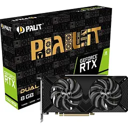 Відеокарта Palit RTX 2060 8Gb Super Dual (NE6206S018P2-1160A-1) (GDDR6, 256 bit, PCI-E v3.0) Б/в - мініатюра 5