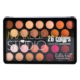 Палетка тіней для повік DoDo MakeUp Studio 26 Colors Matte Eyeshadow матові 26 відтінків
