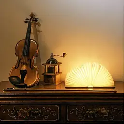 Складная настольная светодиодная лампа-книга XPRO Book Lamp с USB-зарядкой (44686-_299) - мініатюра 4