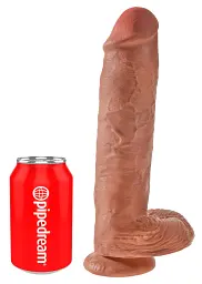 Фалоімітатор King Cock Cock with Balls 29.5 см тілесний - мініатюра 2
