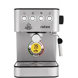 Рожкова кавоварка еспресо Rotex RCM850-S Power Espresso