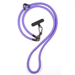 Чохол до мобільного телефона Dengos Case + Cross-body Strap OPPO A6x/A6k 4G Purple+Purple (DG-KM-CCRB-59) - мініатюра 3