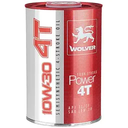 Моторна олива Wolver FOUR STROKE POWER 4T 10W-30 1л (4260360943379)