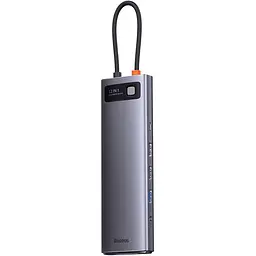USB-хаб Baseus Metal Gleam Series 12-in-1 (WKWG020213) [124910] - мініатюра 3