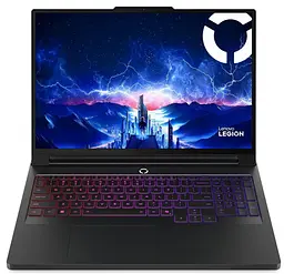 Ноутбук Lenovo 16 Legion Pro 7 16AFR10H 2560x1600 OLED/Ryzen 9 9955HX/32GB/2TB/RTX 5070 Ti/W11H/Eclipse Black (83RU0002US) - мініатюра 1