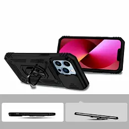 Панель BeCover Military для Apple iPhone 13 Pro Max Black (707105) - мініатюра 2