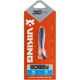 Бокоплав Viking Fishing Bobby 40mm 12.0g #01 Blue Glam - мініатюра 2
