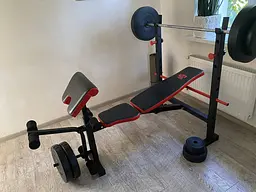 Лавка для жиму RN-Sport ReadMeBlack універсальна + штанга 103 кг - мініатюра 7