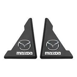 Захист кутів дверей Mazda 2 шт Гумові 45х58х47 мм на скотчі Чорні Посилені (протиударні чохли від сколів) - мініатюра 3