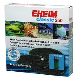 Фільтруючі прокладки з активованим вугіллям для Eheim Classic 250 (2628130) - мініатюра 1