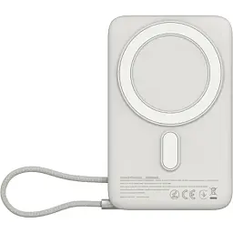 Батарея універсальна Sigma X-power SI10A8QL-MAG silver 10000mAh, Magnetic wireless 15W, charge iWatch, PD+QC, 22,5W max (4827798161012) - мініатюра 2