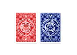 Карти гральні United States Playing Card Company Tally-Ho Circle Back Standard Index (red blue) (00009) - мініатюра 4