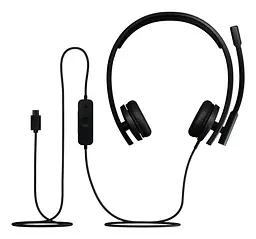 Навушники накладні з вбудованим мікрофоном Logitech H570e Corded Stereo USB Headset (Teams version) Black - мініатюра 5