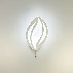 LED бра у формі пелюстки білого кольору Line F Арт. 2325/1 WT - мініатюра 2